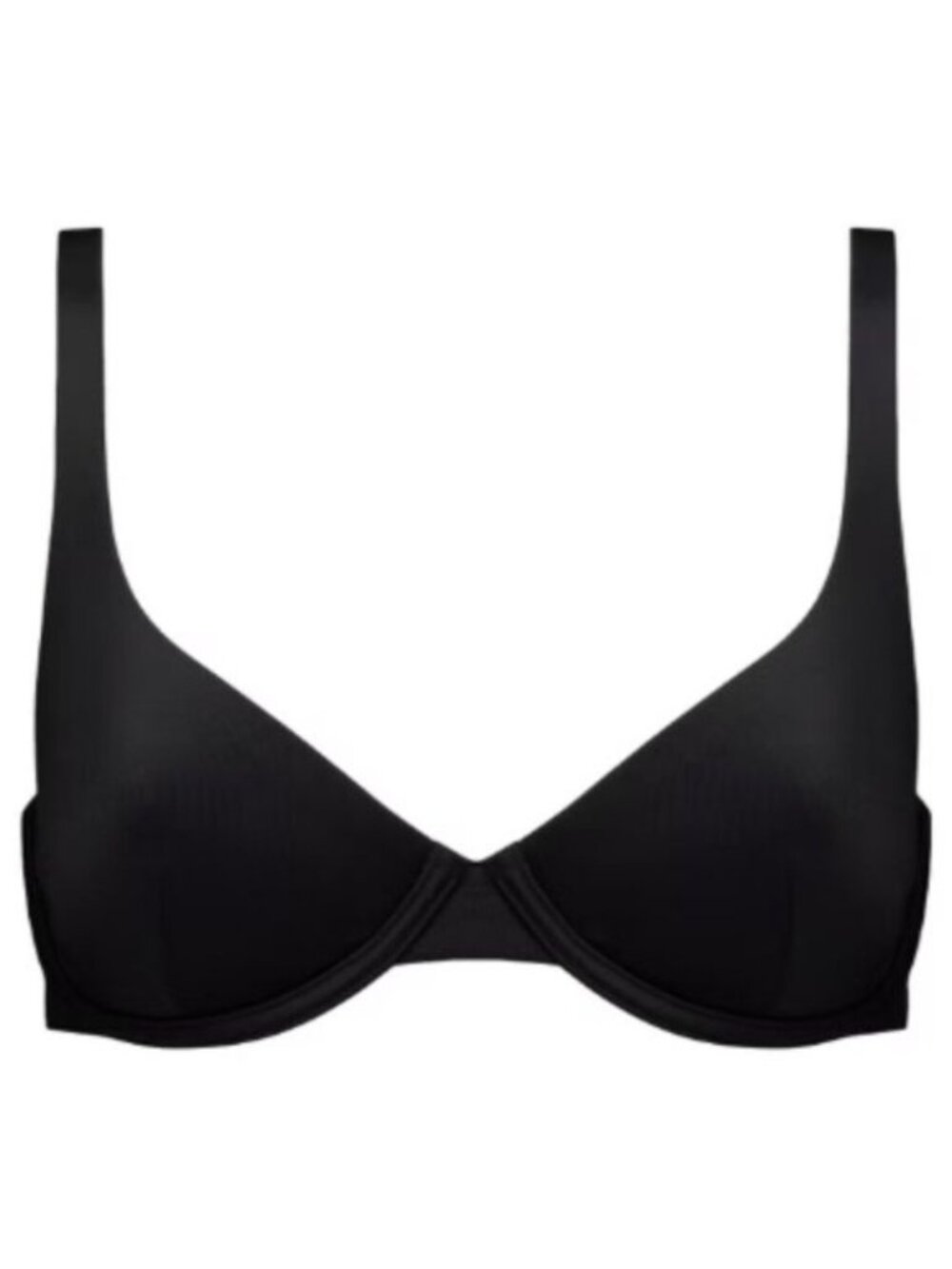 CUUP The Scoop Bathing Suit top in Black - 30C / 32B